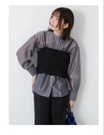 [택 포함 새상품] Te chichi TERRASSE 시어 셔츠