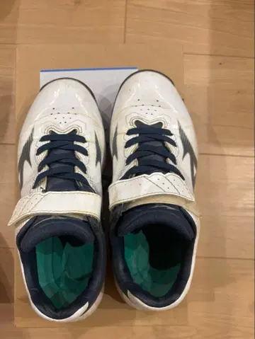 Mizuno 트레이닝 슈즈 화이트/네이비 21cm