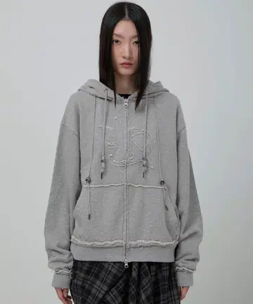 MUSINSA FLAREUP 그레이 후디 후드티