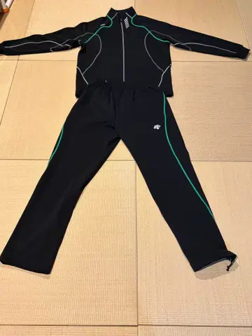 저지 상하의 세트 블랙 DESCENTE 데상트