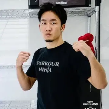 아사쿠라 미쿠루 착용 파쿠르 (PARKOUR) 닌자 티셔츠