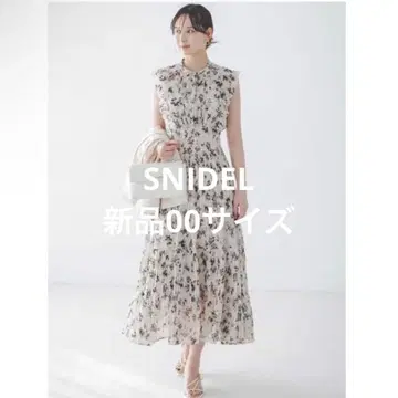 [ 새상품 ] SNIDEL Sustainable 프릴 원피스