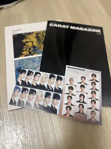 SEVENTEEN CARAT MAGAZINE & 엽서 세트