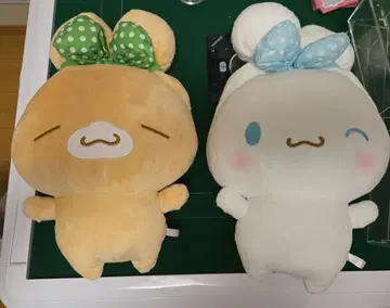 산리오 시나모롤 봉제 인형 귀 묶음 시나몬 카푸치노 세트