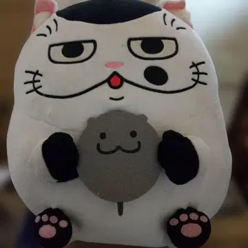 고양이 봉제 인형 방울 포함