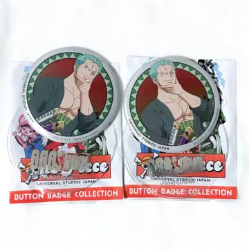 원피스 USJ 유니버셜 콜라보 콜렉터블 캔뱃지 조로 1