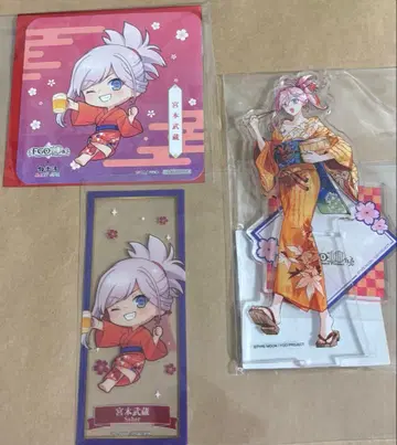 칼데아 극락탕 한정판 콜라보 미야모토 무사시 3종 세트