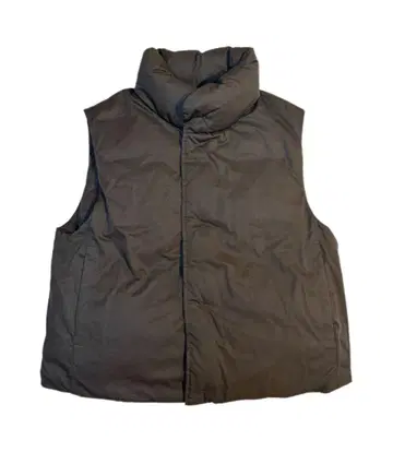 유니클로 U 다운 베스트 다크 브라운