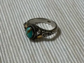 터콰이즈 실버 반지 빈티지 15호
