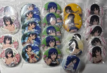 R 스트라이크 더 브래드 온라인 복권 히이라기 유키나 캔뱃지 모음