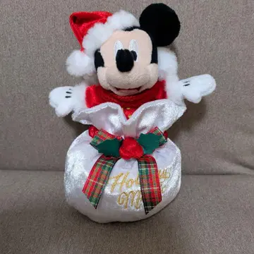 미키마우스 산타 봉제 인형 키링 크리스마스 디즈니 스토어