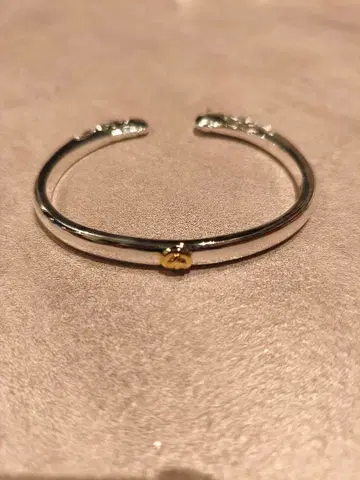 실버 뱅글 팔찌 골드 콤초 포함 합금제 고로즈 계열