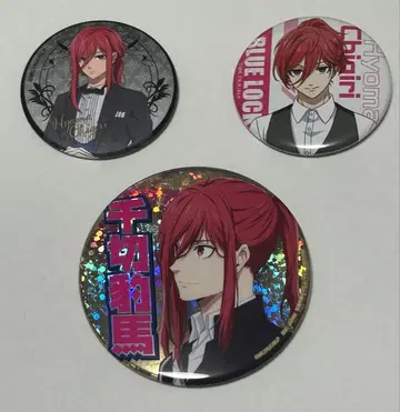 블루 록 캔뱃지 치기리 효마 3점