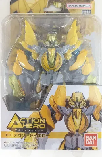 반다이남코 액션 히어로 넘버원전대 고주우저 테가소드옐로우 13