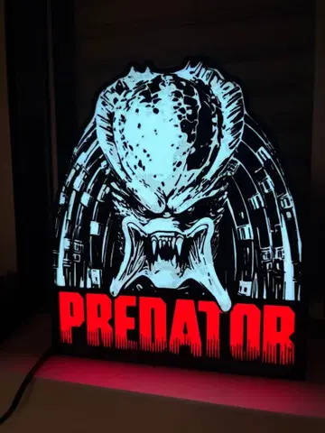 프레데터 LED 다색 스탠드 리모컨 포함