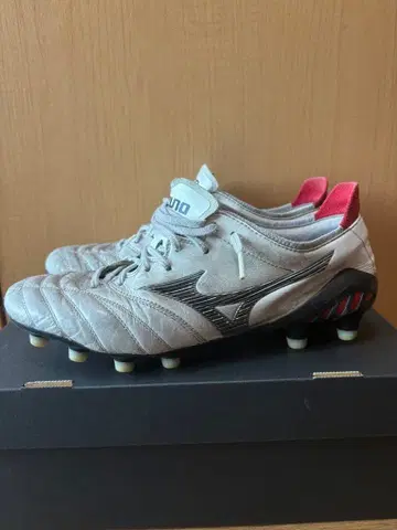 Mizuno 축구화 25.0cm 그레이/레드