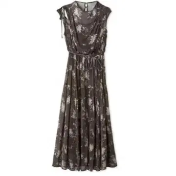 FRAY I.D 빈티지 레이온 프린트 원피스