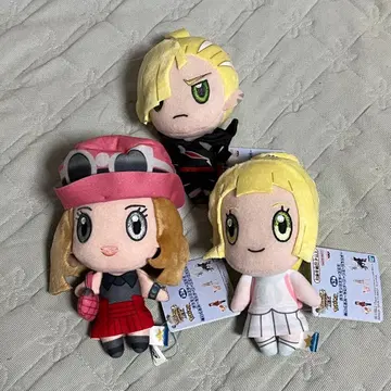 포켓몬 마스터즈 ex 봉제 인형 세레나 리리에 글라디오 3개 세트