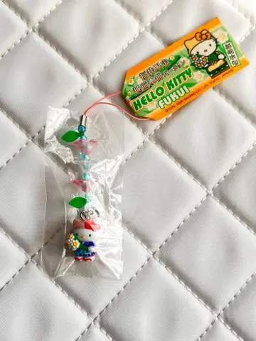 지역 한정 키티 스트랩 [후쿠이 한정/에치젠 수선화 버전] 끈 장식