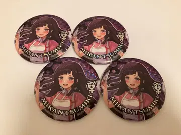 단간론파 BIG 캔뱃지 츠미키 미캉 세트