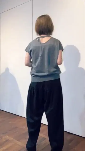 마르고 빈티지 백 벨트 니트 풀오버 세븐 페어리