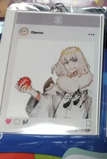 페이트 FGO 오베론 아크릴 참 아크릴 키링