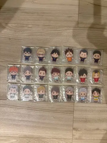 세가 럭키 쿠지 하이큐 D상 클리어 스탠드 20종 컴플리트