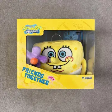 스펀지밥 스퀘어팬츠 봉제 인형 키링 POPMART