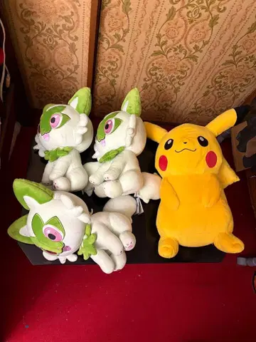 삼영무역 포켓몬 피카츄 냐오하 폿테하구 쿠션 봉제 인형