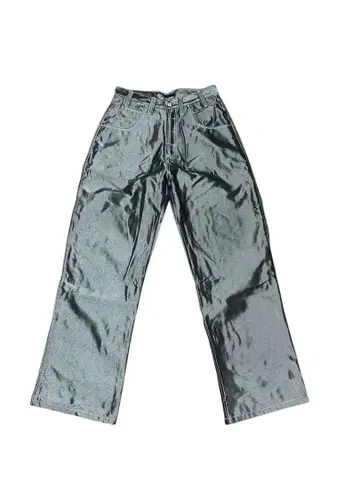 Eminem 실버 워크 팬츠