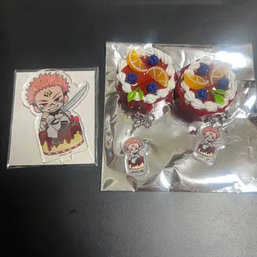 주술회전 스쿠나 아크릴 스탠드 케이크 키링 스이파라 5주년