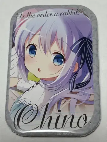 주문은 토끼입니까?? 스퀘어 캔뱃지 치노