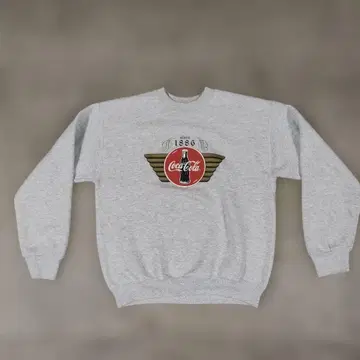 코카콜라 맨투맨 속기모 골동품