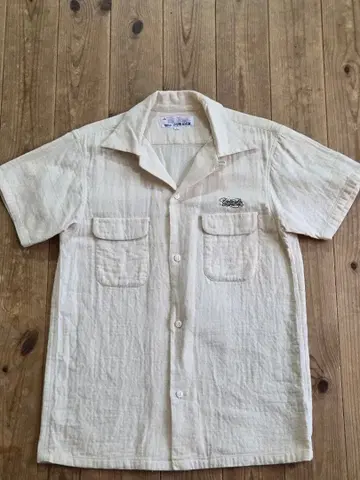 00s UNFINISH 셔츠 오픈 카라 Chopper 구제 의류 루드