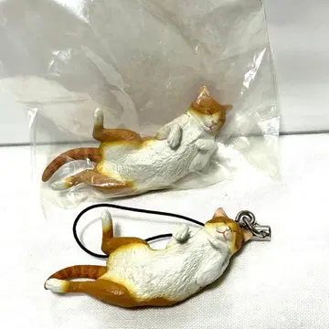 네이처 테크니컬러 MONO 고양이 마그넷 스트랩 황색 줄무늬 2종