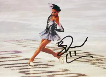 여자 피규어 스케이트 아레나 자히트바 친필 사인 사진 k5