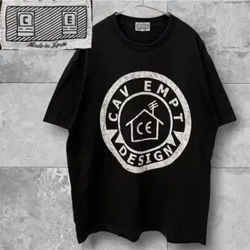CAV EMPT C.E 셔츠 반팔 XL 블랙 일본제