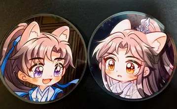 [연만] 만화전 카페 유상 특전 이합화타적백묘사존 아크릴 코스터 2ha