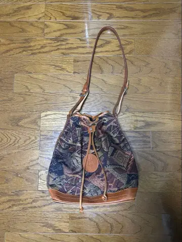 빈티지 핸드메이드 복조리형 숄더백