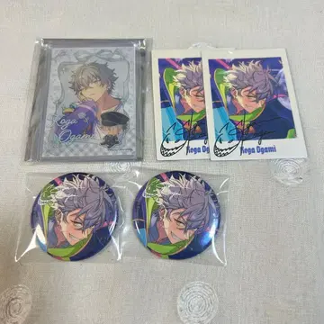 앙스타 전시회 오오가미 코가 10주년 캔뱃지 파샤츠 경질 케이스