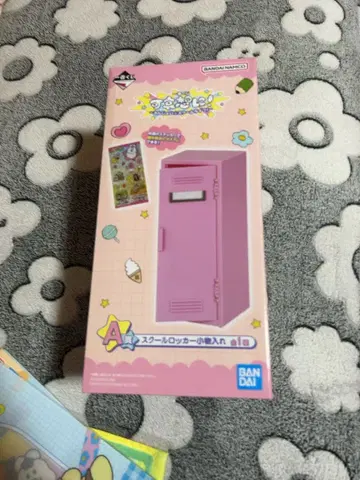 BANDAI 스쿨 락카 & 메모장 세트 빤쮸토끼 제일복권