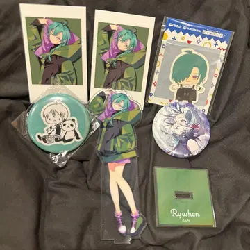 니지산지 녹센 아크릴 스탠드 캔뱃지 폴라로이드 카드 스티커 씰 팝업