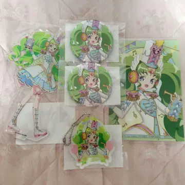 프리파라 파루루 마루쿠지 아크릴 스탠드 캔뱃지 아크릴 키링 브로마이드