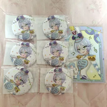 프리파라 히비키 마루쿠지 캔뱃지 6점 브로마이드