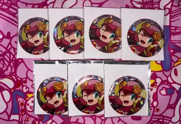 록맨 에그제 롤 캔뱃지