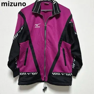 y2k 90s 일본제 미즈노 트랙 자켓 저지 퍼플 헤이세이