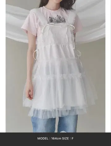 merry jenny 튤 코르셋 미니 원피스