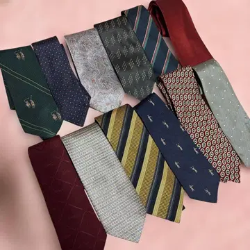 레트로 빈티지 넥타이 10개 묶음 판매