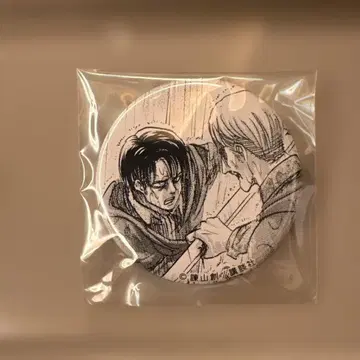 진격의 거인 히타 한정판 캔뱃지 엘빈 리바이 후회 없는 선택