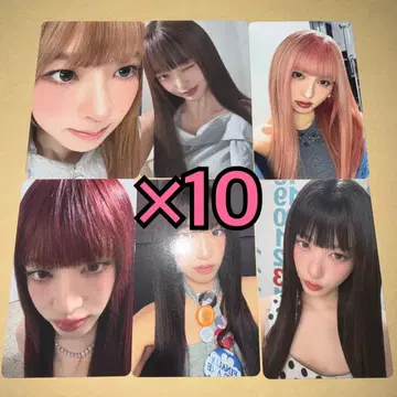 IVE 트레이딩 카드 REVIVE+ 타워 레코드 특전 6종 컴프 x 10